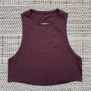 Lululemon Cut Back Crop Tank